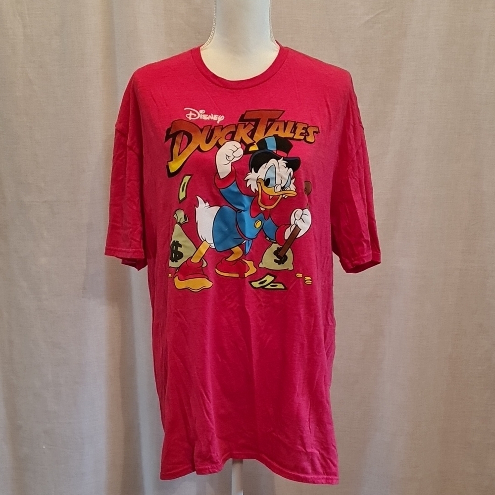 Disney DuckTales Red Men's Shirt in Excellent Used Condition Sz 2Xl